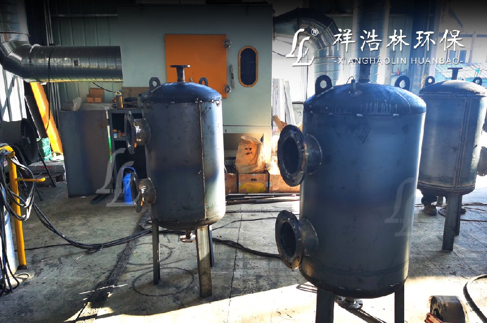 过滤罐生产现场